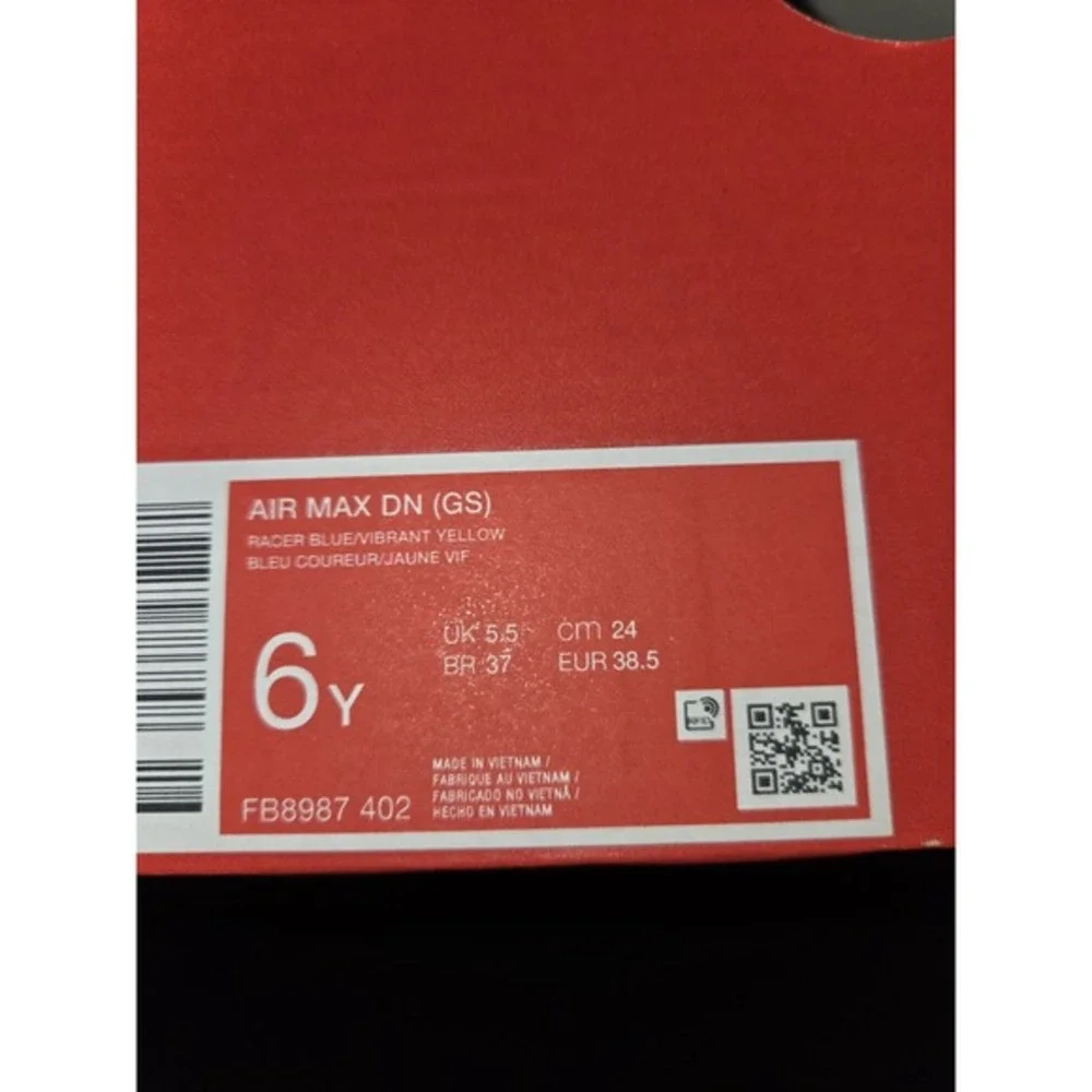 nike airmax dn (gs) racer blue sz 6y = women's 7.5 BRAND‎ NEW  HOT COLORWAY!